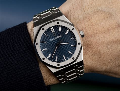 audemars piguet gold royal oak blue|audemars piguet royal oak openworked.